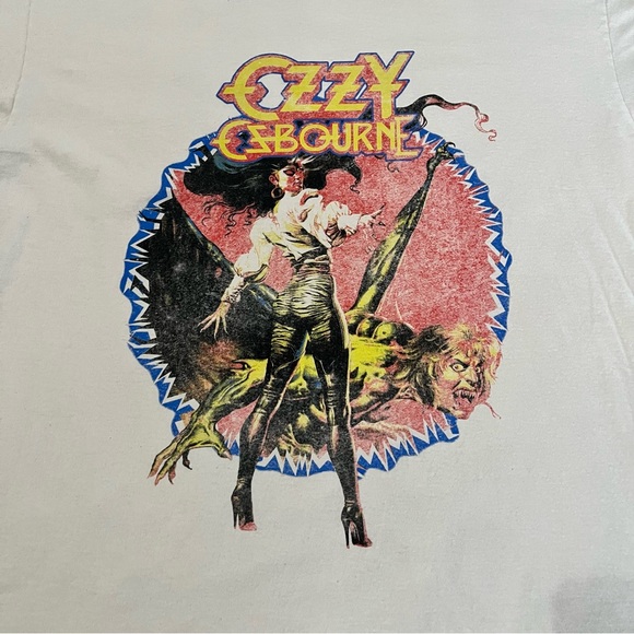 Ozzy Osbourne The Ultimate Sin Tour '86 Graphic Tee - Modern Reprint - XL - Picture 3 of 12